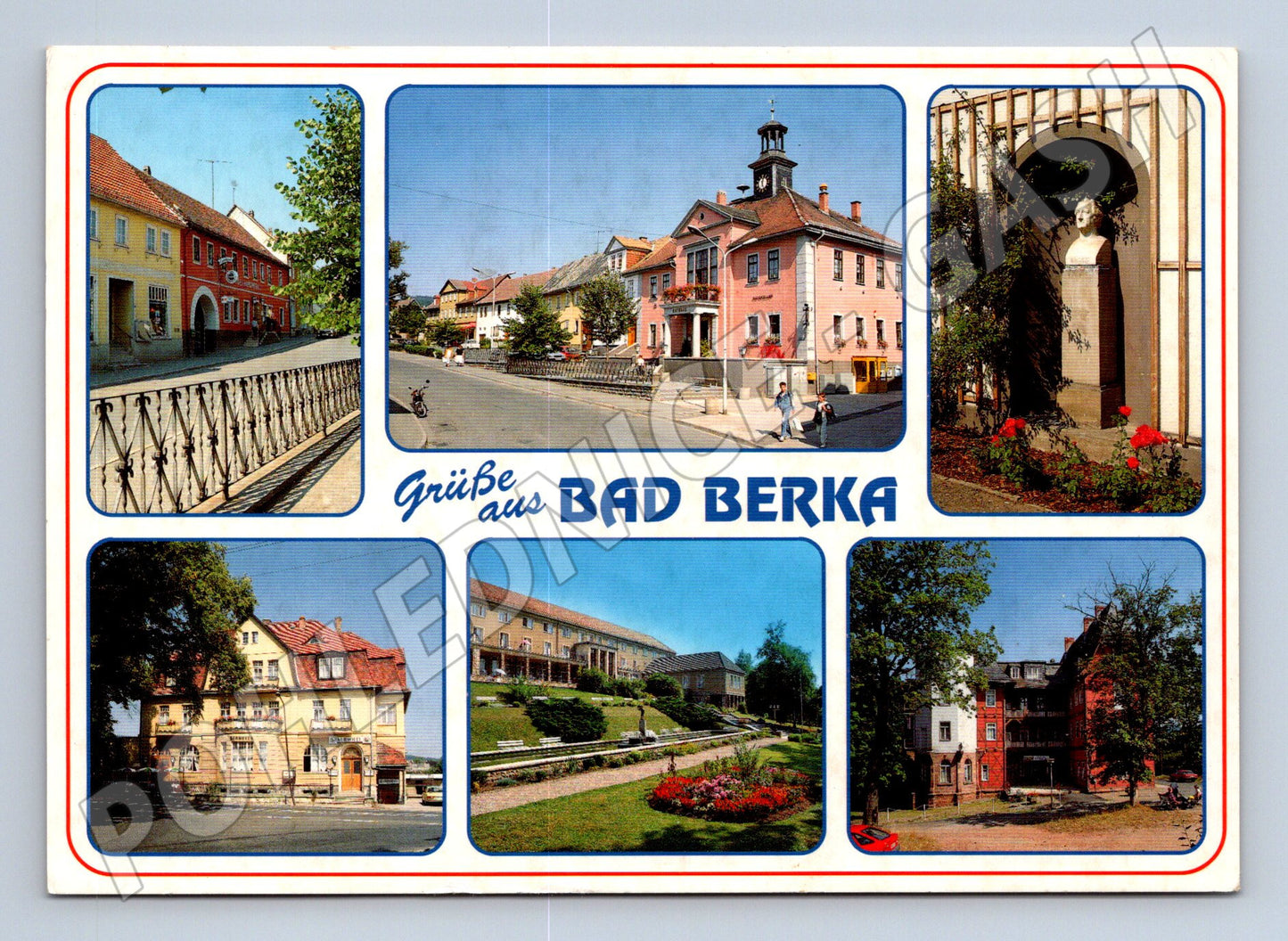 Pohlednice Německo Bad Berka více pohledů 1992 (M31838)