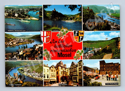 Pohlednice Německo řeka Mosel Koblenz Cochem 1968 (M31839)