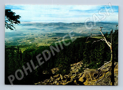 Pohlednice Německo Dreisesselberg horská krajina 1991 (M31840)