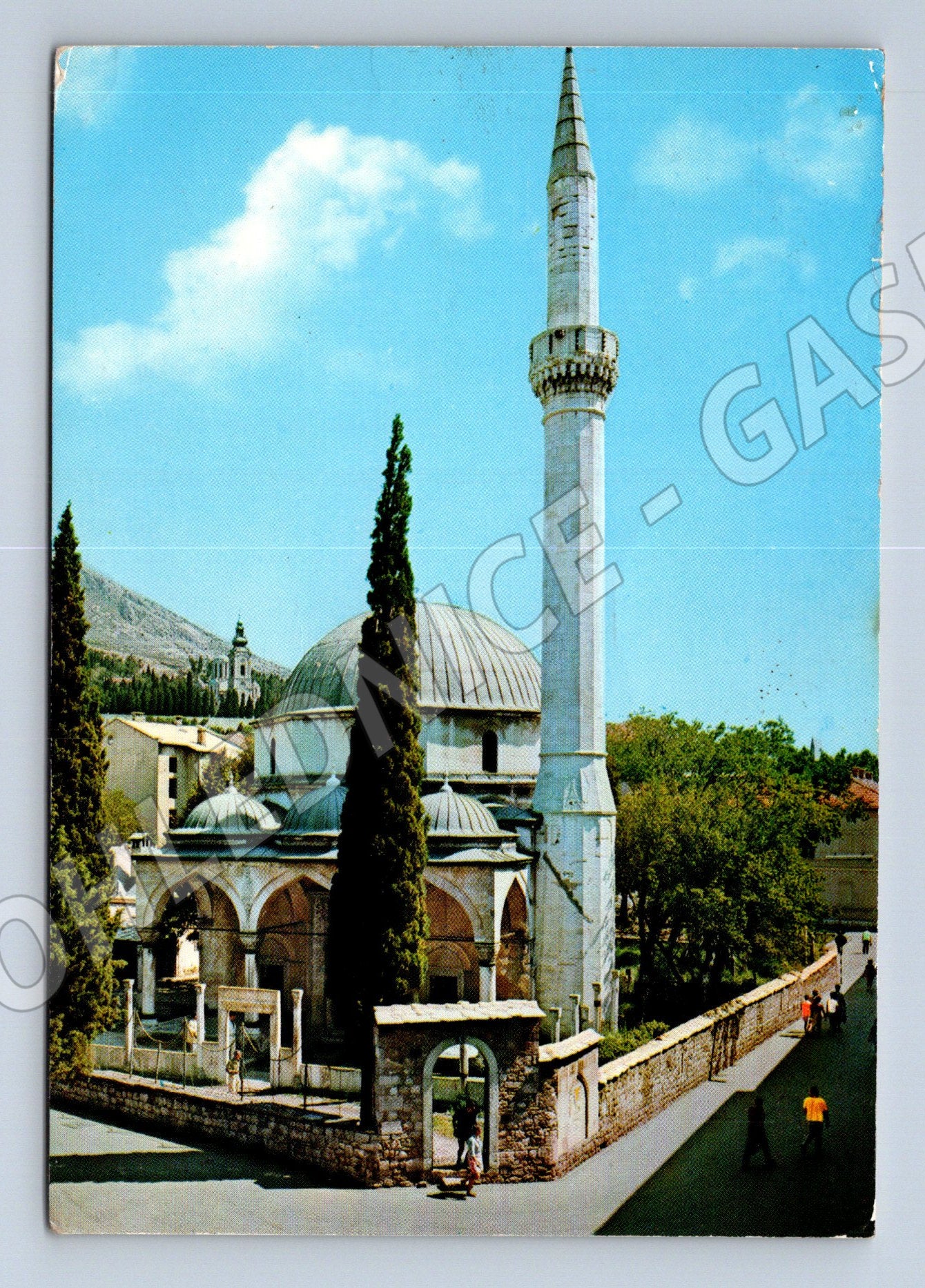 Pohlednice Bosna a Hercegovina Mostar mešita 1968 (M31842)