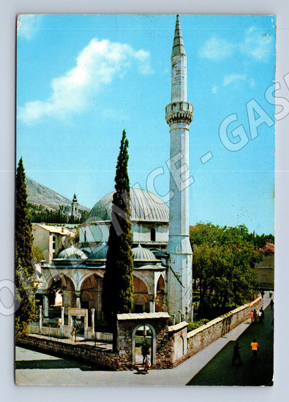 Pohlednice Bosna a Hercegovina Mostar mešita 1968 (M31842)