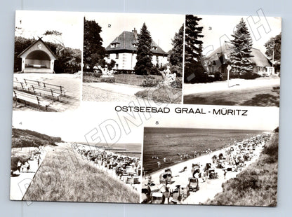 Pohlednice Německo Graal-Müritz různé motivy 1983 (M31849)