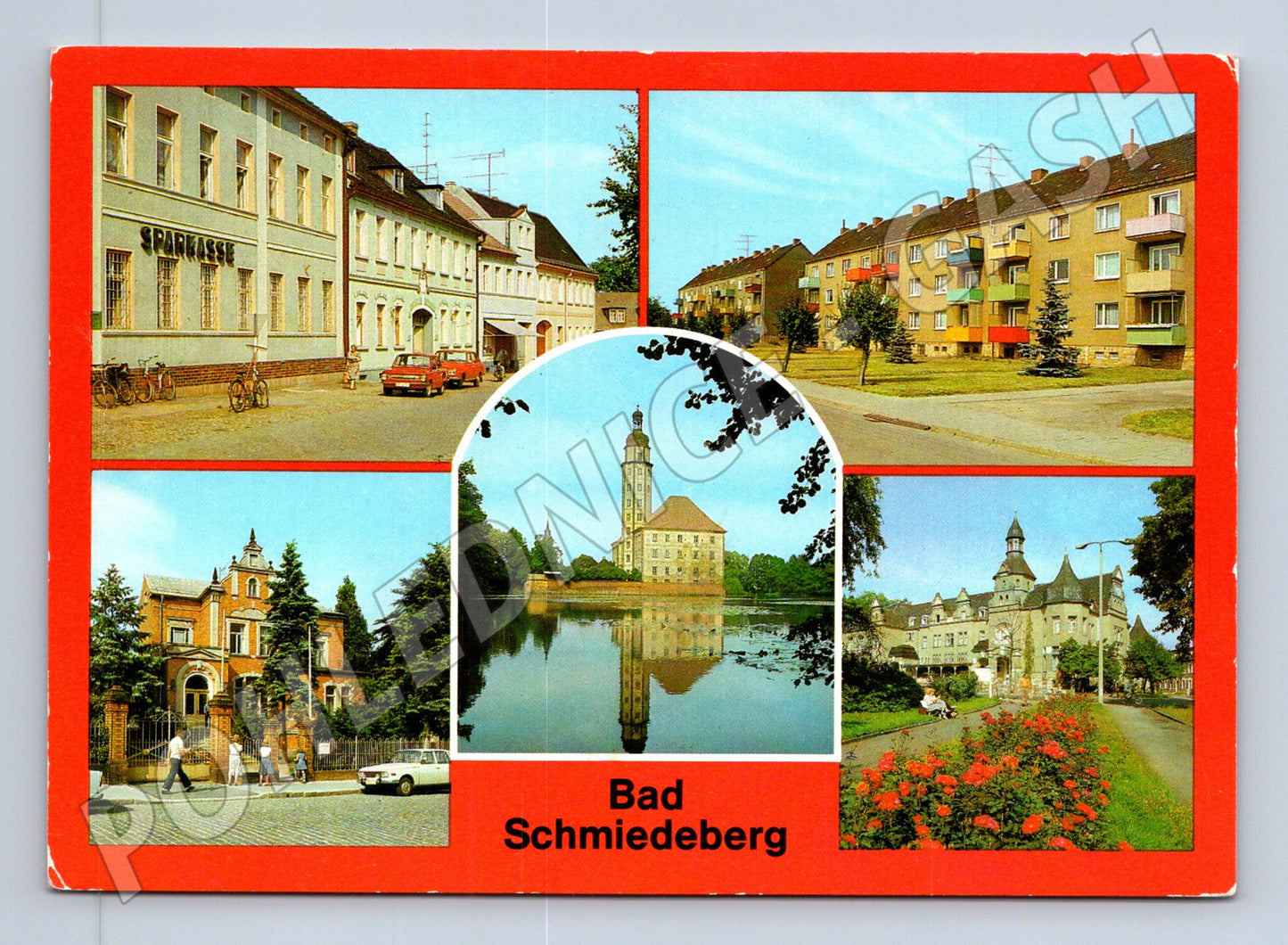Pohlednice Německo Bad Schmiedeberg různé pohledy 1986 (M31852)