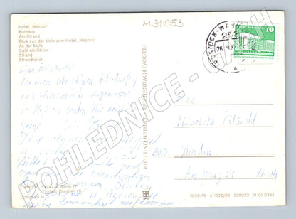Pohlednice Německo Rostock-Warnemünde 1976 (M31853)