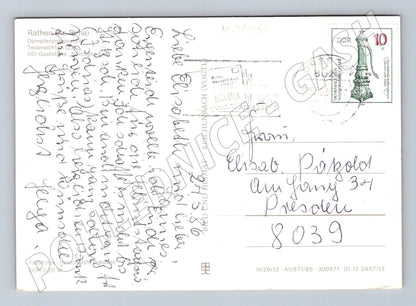 Pohlednice Německo Kurort Rathen Sächsische Schweiz 1980 (M31854)