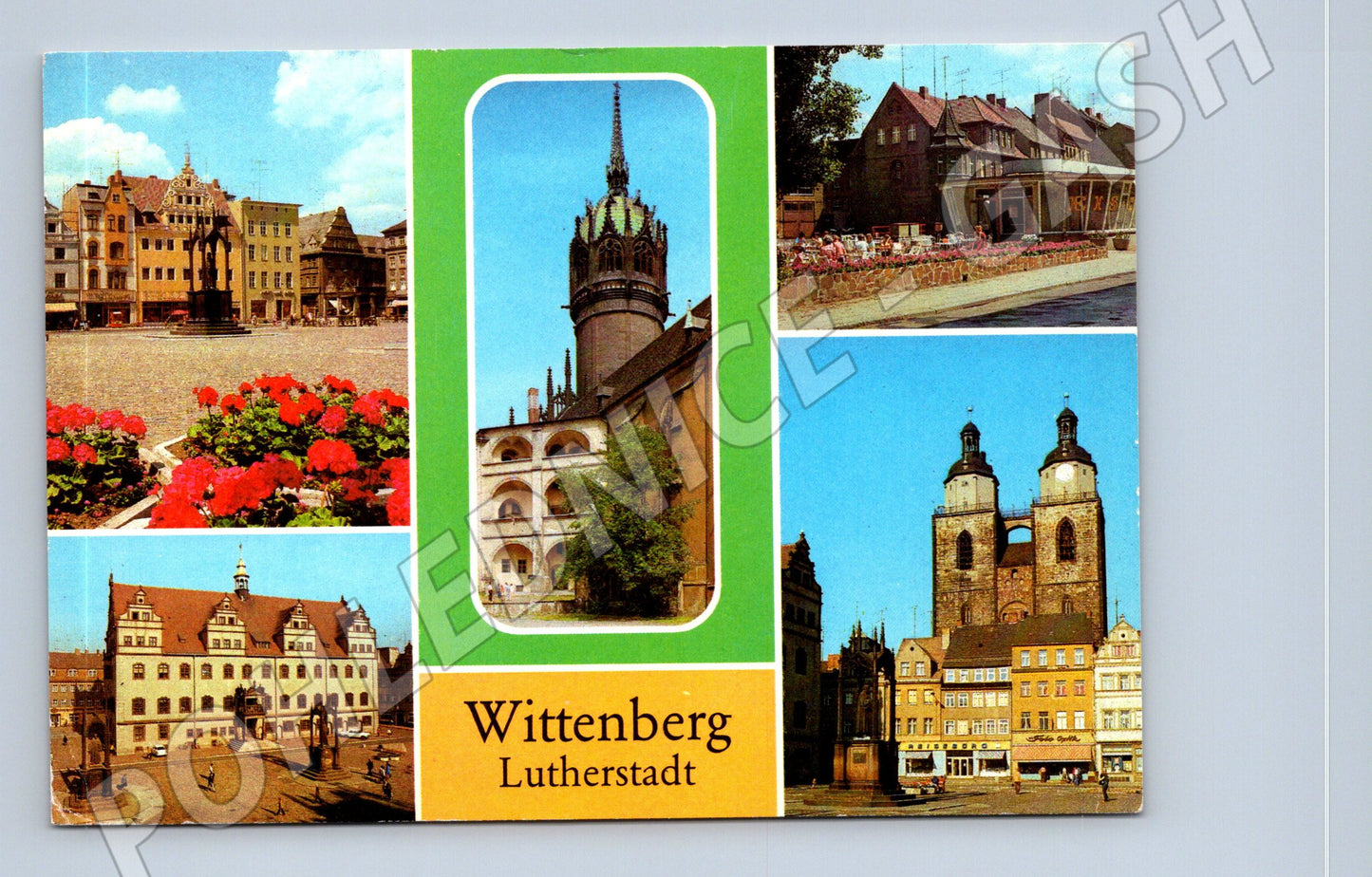 Pohlednice Německo Wittenberg Lutherstadt 1984 (M31856)