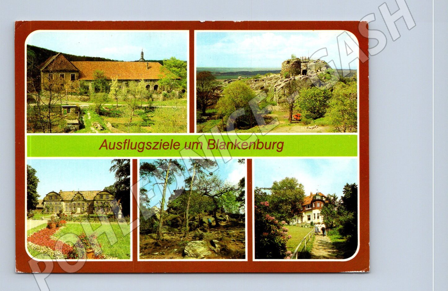 Pohlednice Německo Blankenburg Harz památky 1985 (M31857)