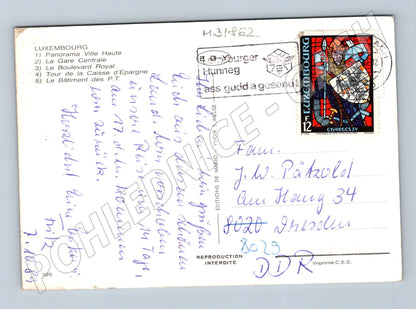 Pohlednice Lucembursko různé pohledy 1989 (M31862)