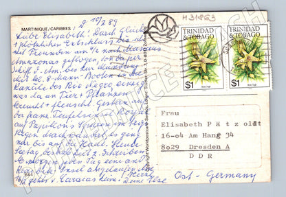 Pohlednice Trinidad & Tobago Karibik pobřeží 1989 (M31863)