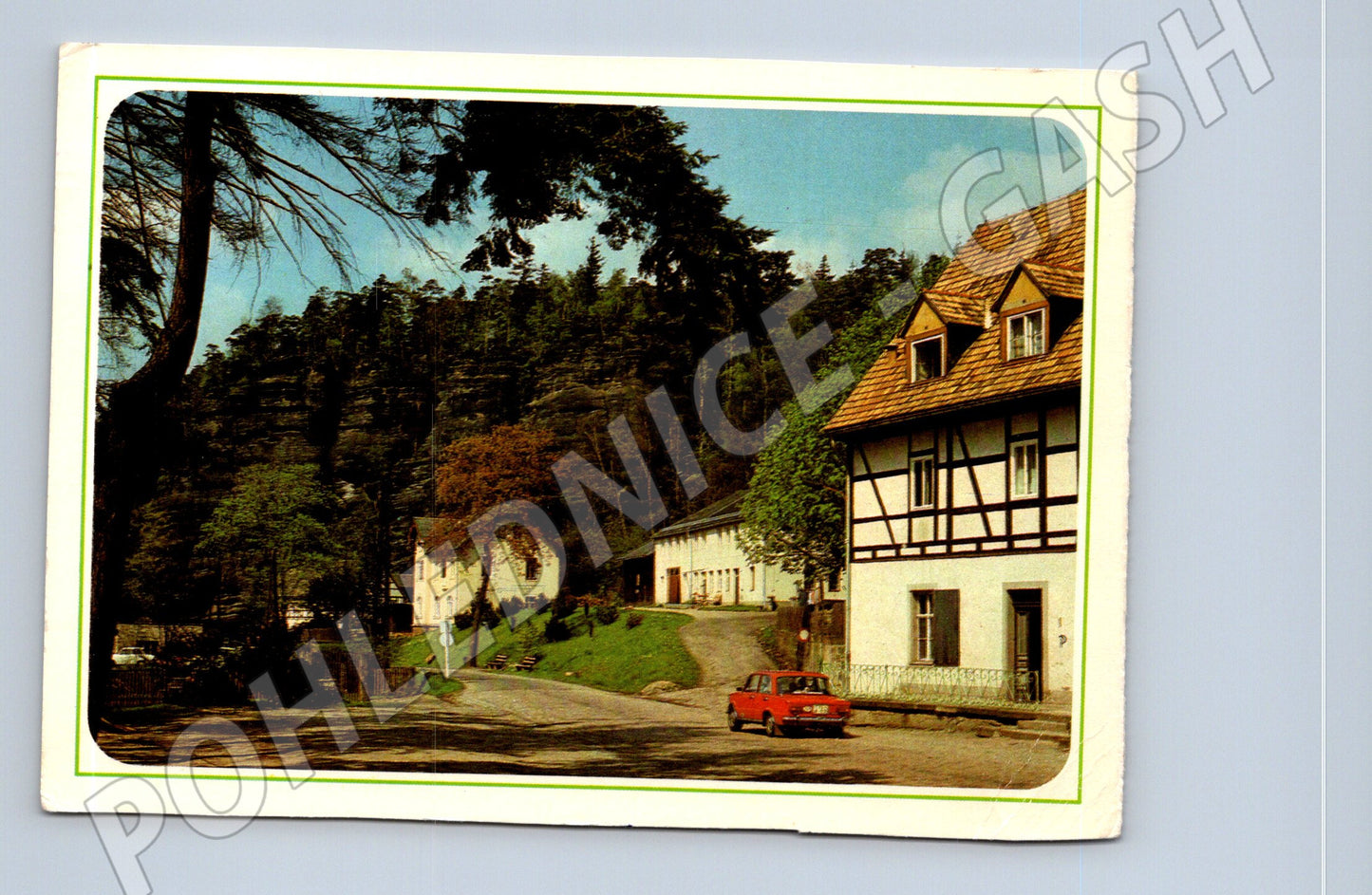 Pohlednice Německo Sächsische Schweiz Bielatal 1985 (M31865)