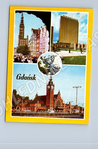 Pohlednice Polsko Gdańsk různé pohledy 1975 (M31871)