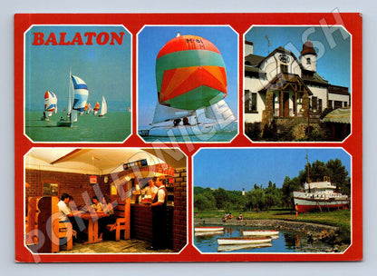 Pohlednice Madarsko Balaton různé scény 1989 (M31874)