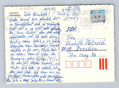 Pohlednice Maďarsko Harkányfürdő lázně 1982 (M31877)