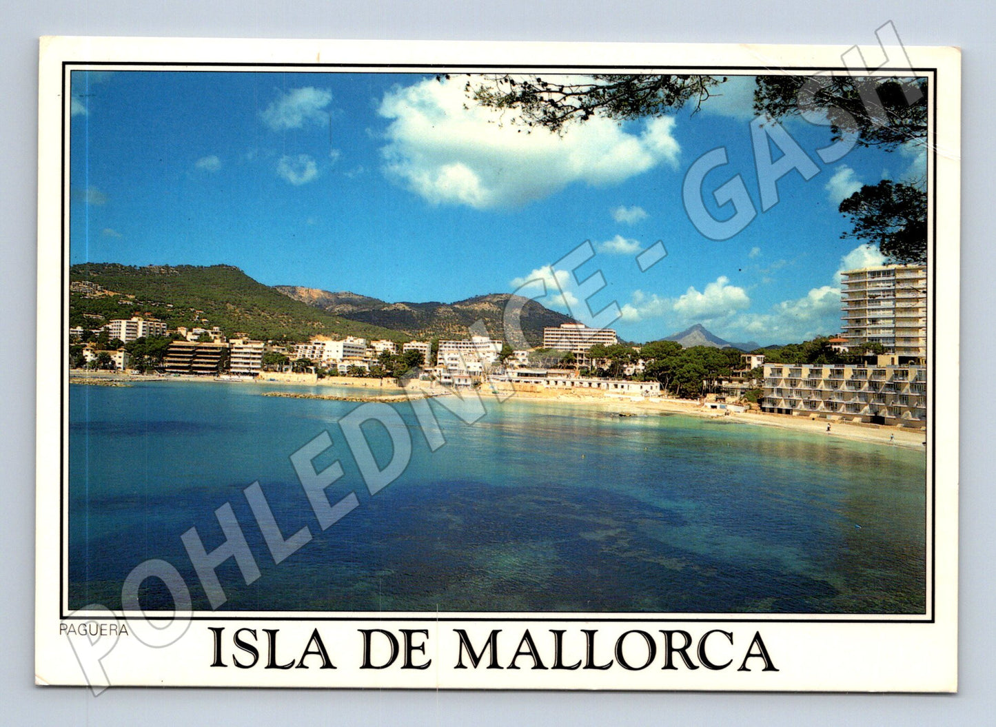 Pohlednice Španělsko Mallorca Paguera zátoka (M31879)