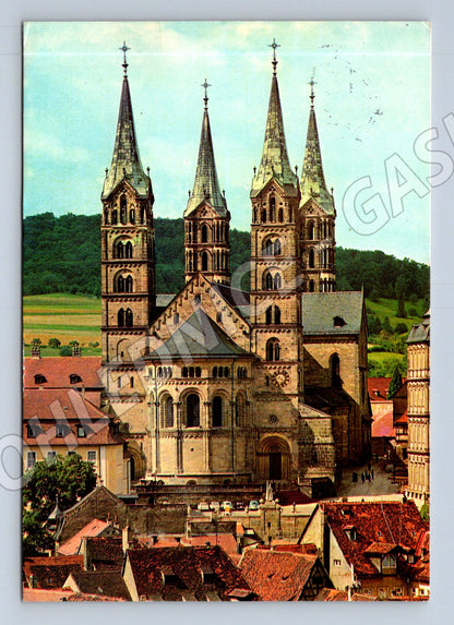Pohlednice Německo Bamberg Dom z východu 1982 (M31884)