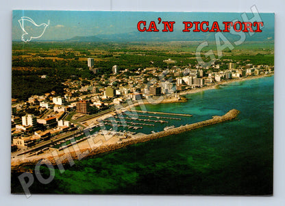 Pohlednice Španělsko Ca'n Picafort pobřeží 1986 (M31889)