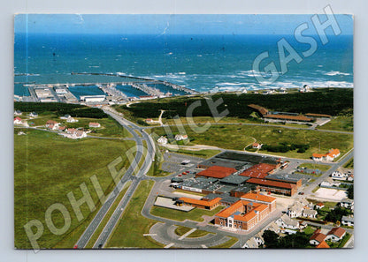 Pohlednice Dánsko Hanstholm Centret přístav 1989 (M31899)