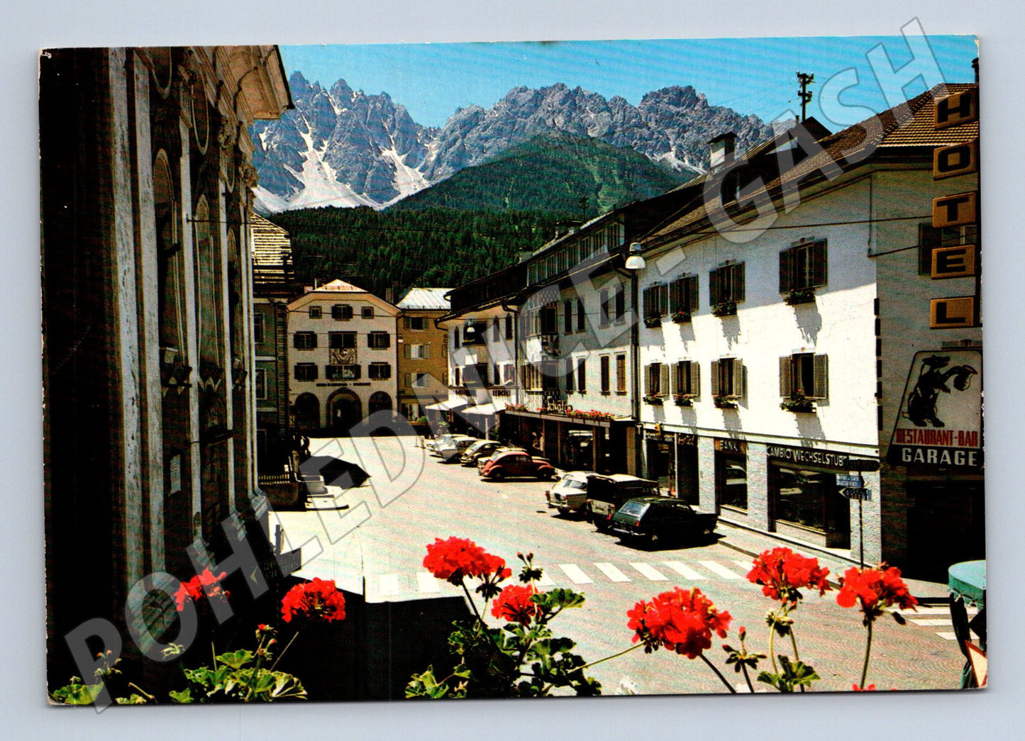 Pohlednice Itálie San Candido Inninchen Dolomity 1980 (M31900)