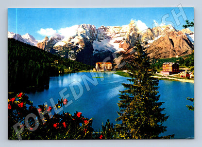 Pohlednice Itálie Lago di Misurina a Dolomity 1981 (M31907)