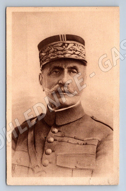 Postcard Marshal Foch military leader WWI (M3191)