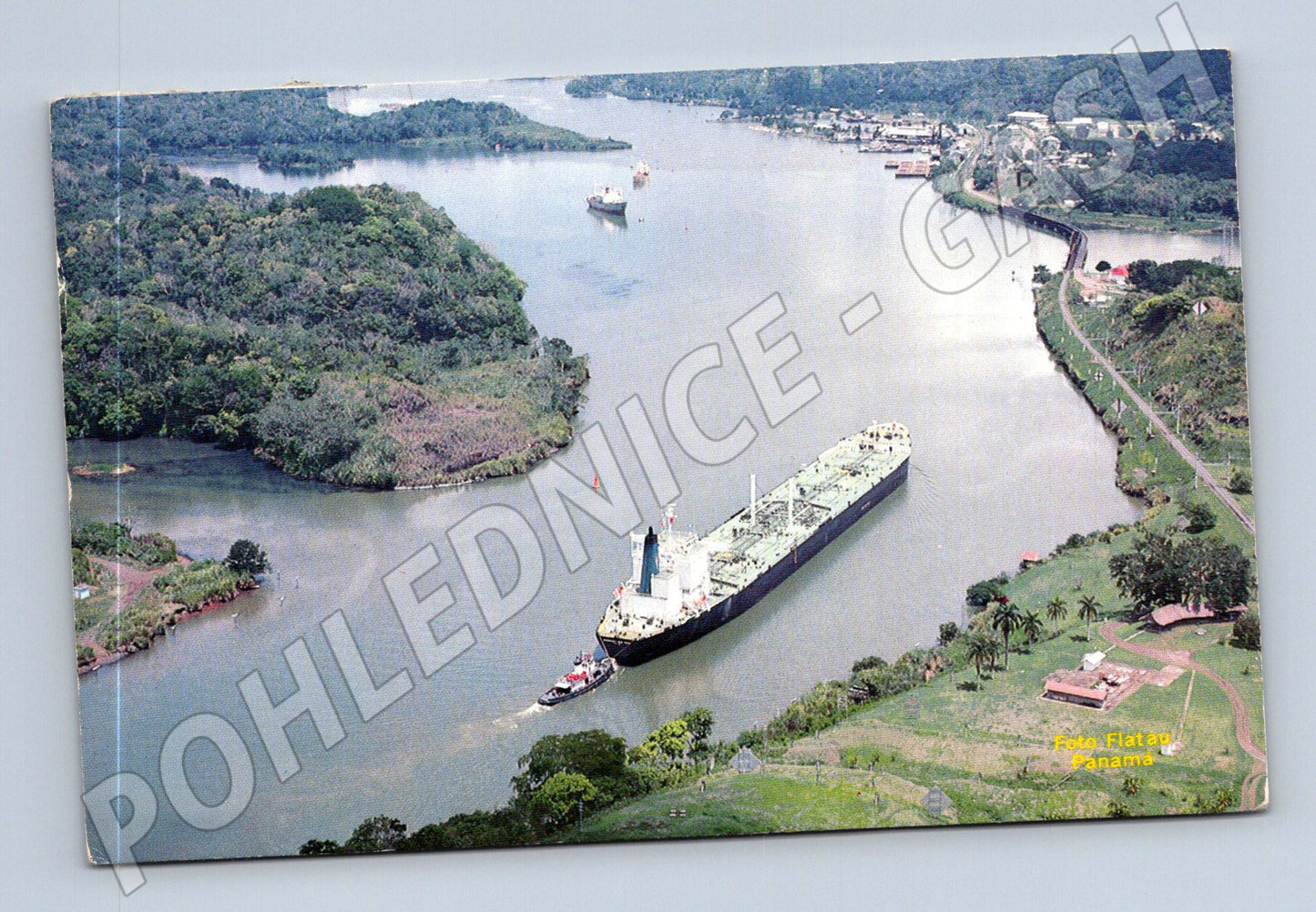 Pohlednice Panama Panamský průplav loď (M31915)