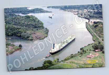 Pohlednice Panama Panamský průplav loď (M31915)