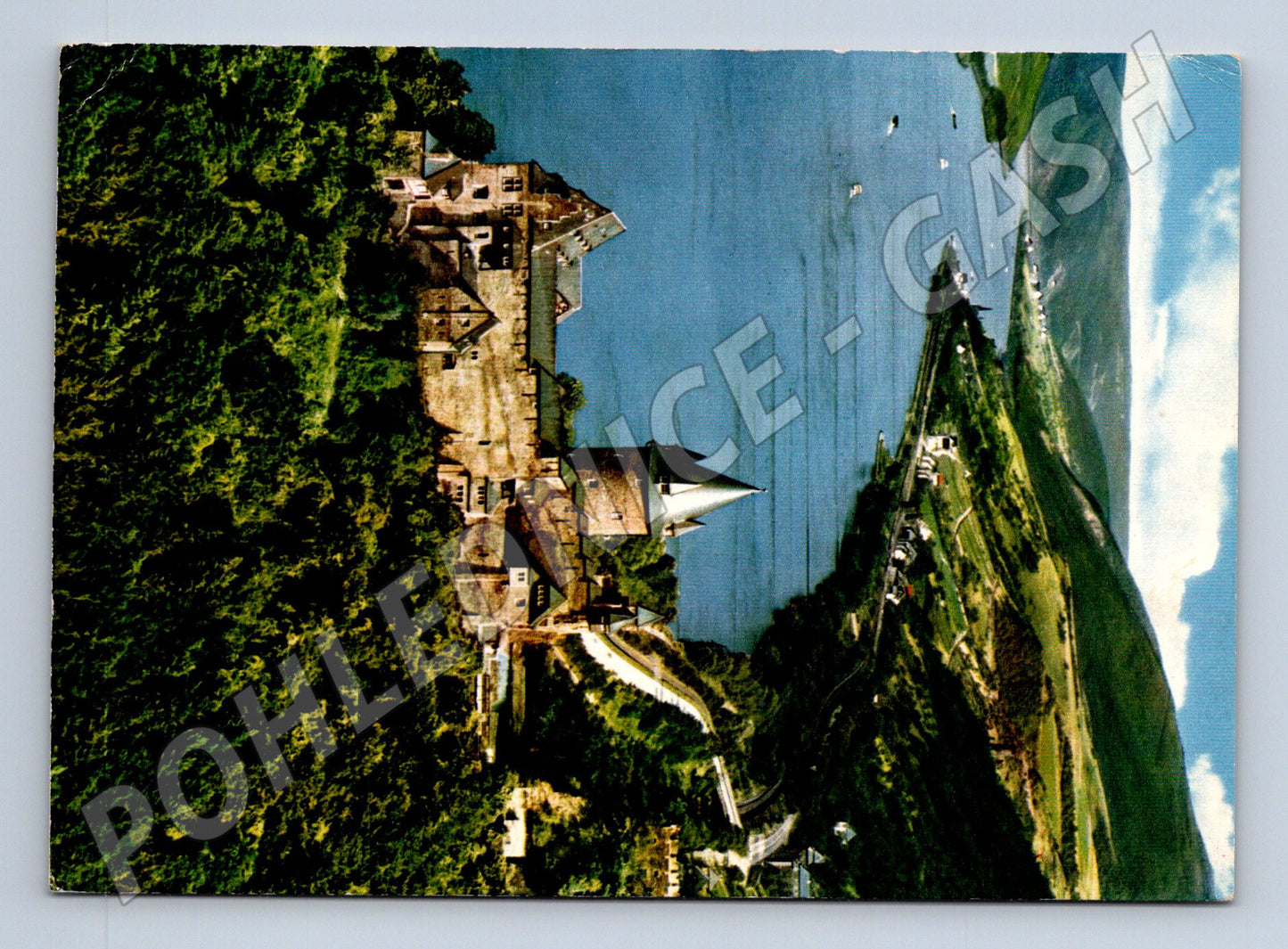 Pohlednice Německo Bacharach hrad Stahleck 1980 (M31917)