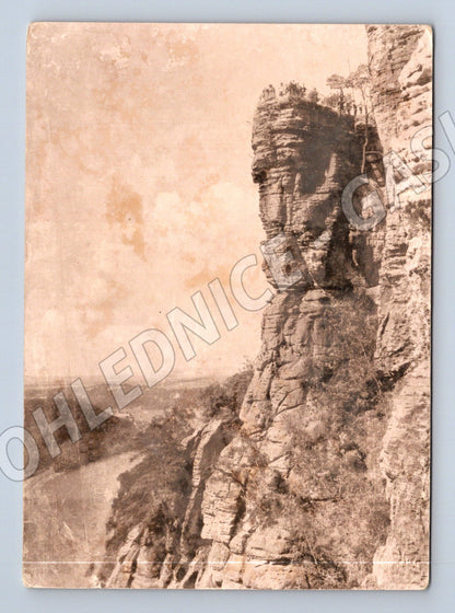 Pohlednice Německo Basteiteilen Saské Švýcarsko 1924 (M31921)