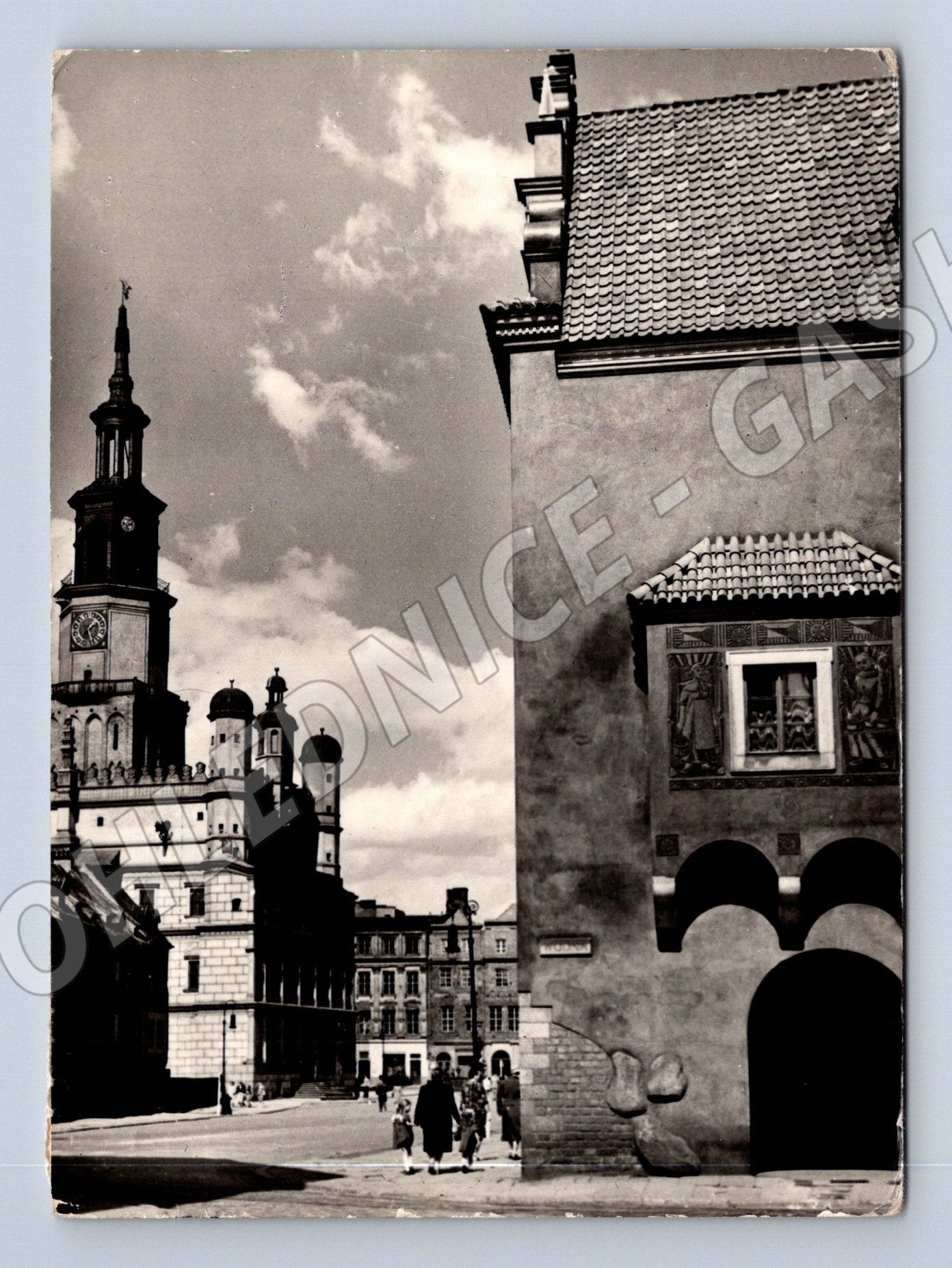 Pohlednice Polsko Poznań Ratusz (Radnice) 1959 (M31923)