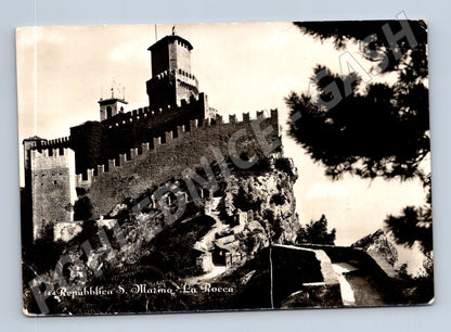 Pohlednice San Marino La Rocca hrad 1955 (M31928)