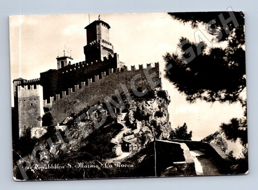 Pohlednice San Marino La Rocca hrad 1955 (M31928)