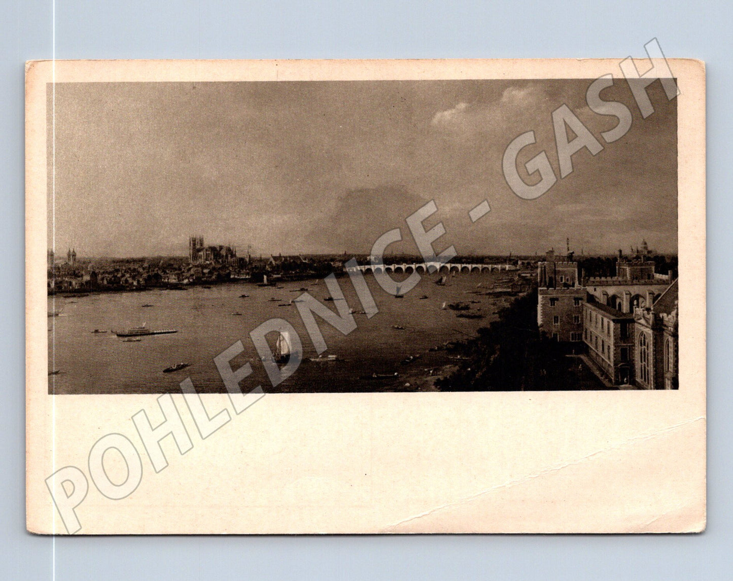 Pohlednice Velká Británie Londýn pohled na řeku (M31934)