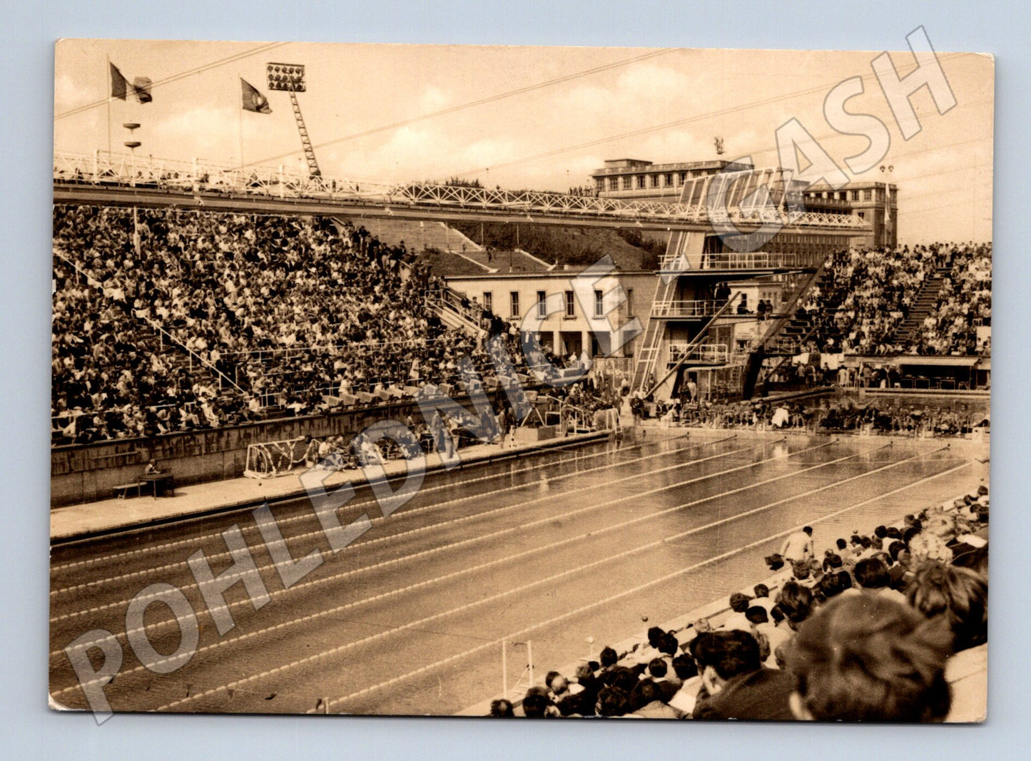 Pohlednice Německo Lipsko Schwimmstadion (M31937)
