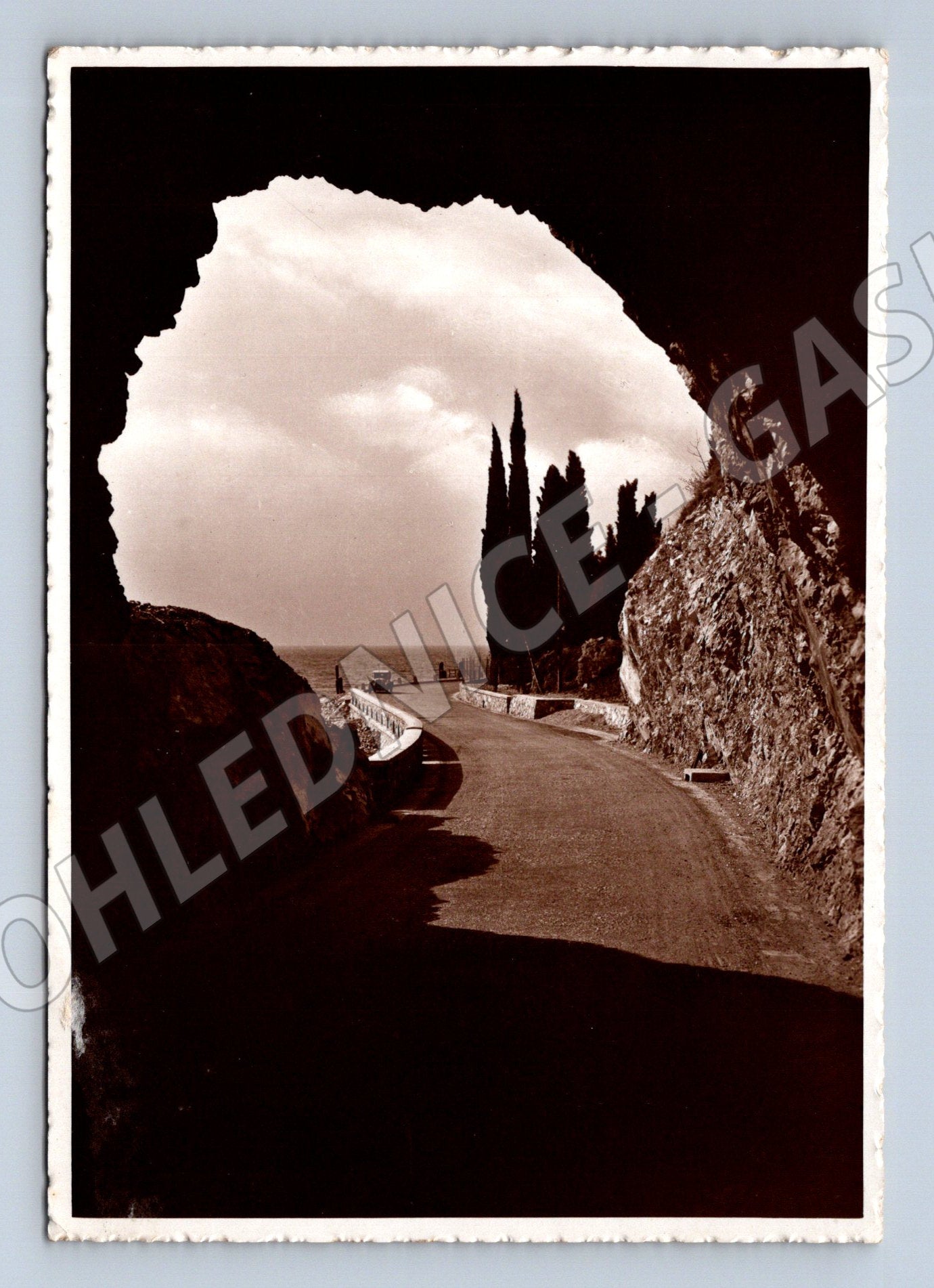 Pohlednice Itálie Lago di Garda Galleria di Vesta 1925 (M31949)