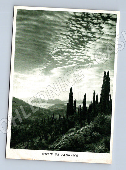 Pohlednice Chorvatsko pobřeží Jadranu krajina 1942 (M31955)