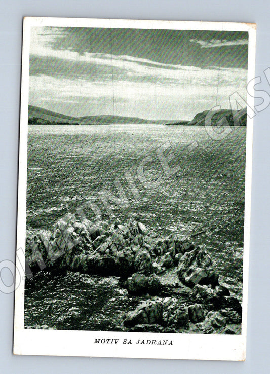 Pohlednice Chorvatsko pobřeží Jadranu skály (M31956)