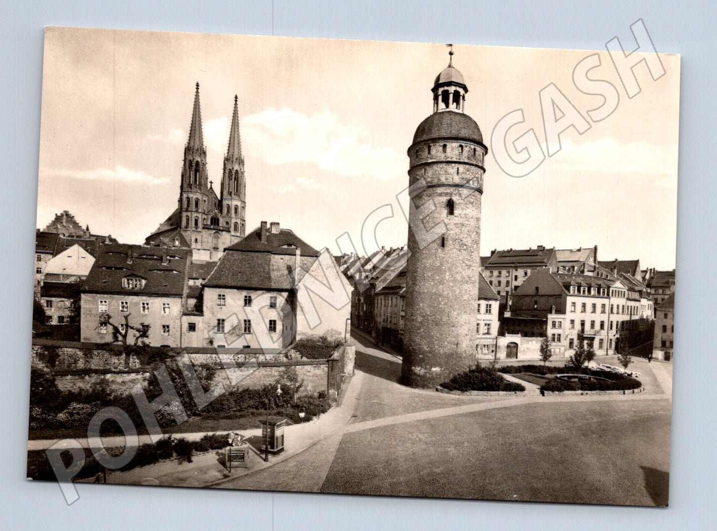 Německo Görlitz Altstadt s Nicolaiturm a Peterskirche (M31960)