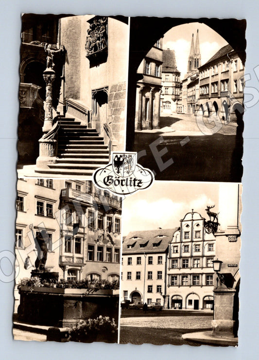 Pohlednice Německo Görlitz multi-view 1966 (M31961)