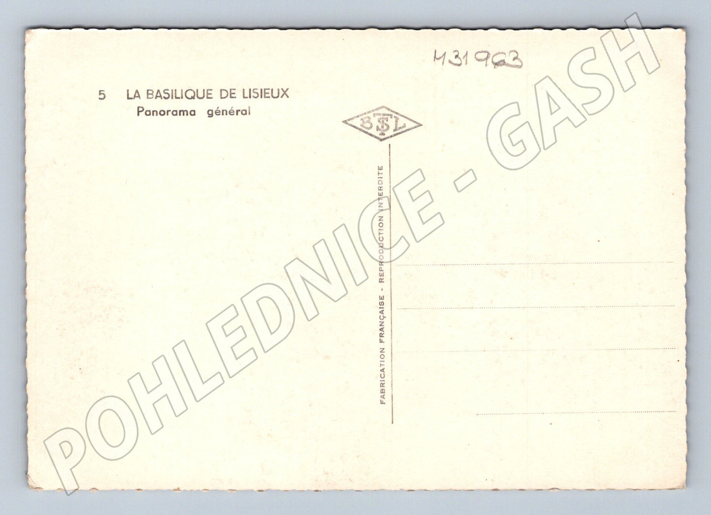 Pohlednice Francie Lisieux Bazilika panorama (M31963)
