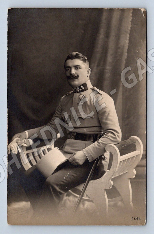 Postcard of a politician or military leader Rivoli Lwów (M3197)