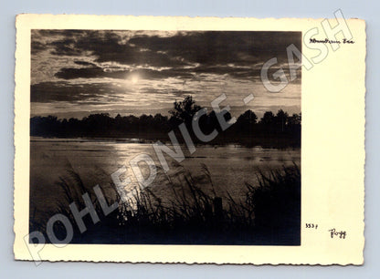 Pohlednice Německo večerní krajina u jezera (M31970)