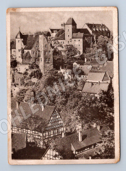 Pohlednice Německo Hohnstein Burg a město (M31979)