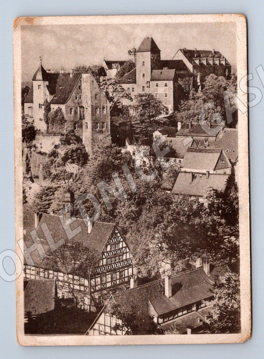 Pohlednice Německo Hohnstein Burg a město (M31979)