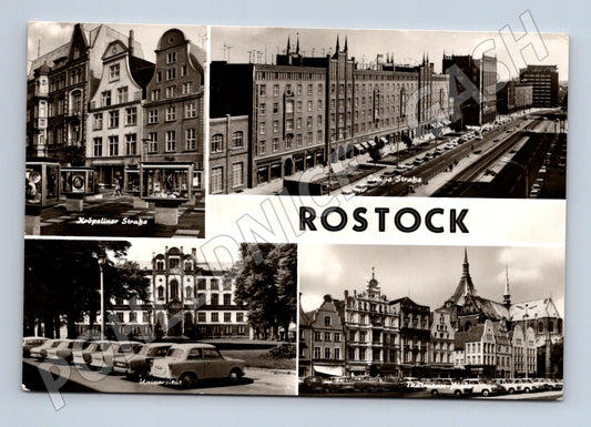 Pohlednice Německo Rostock ulice a budovy 1978 (M31982)