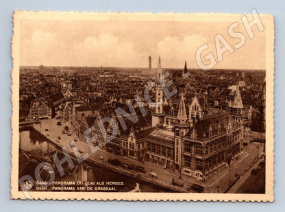Pohlednice Belgie Gent panorama (M32003)