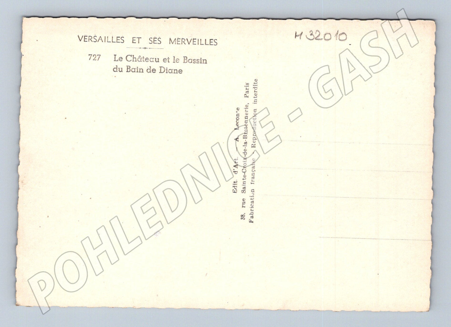 Pohlednice Francie Versailles zámek s fontánou (M32010)