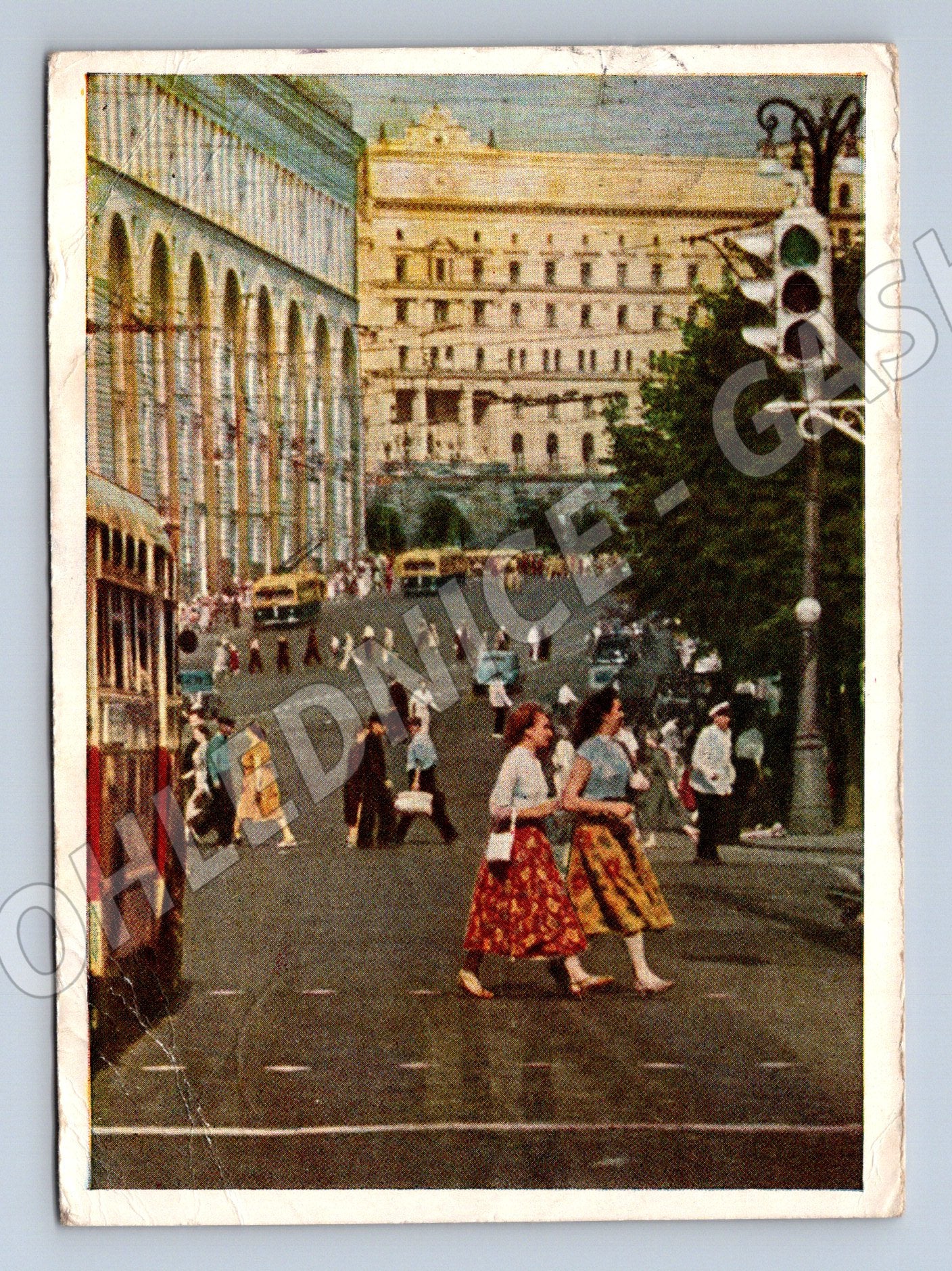 Pohlednice Rusko Moskva Teatralny Proezd 1959 (M32028)