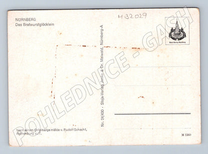 Pohlednice Německo Norimberk Bratwurstglöcklein (M32029)