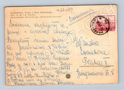 Pohlednice Polsko Varšava Zámecké náměstí 1942 (M32051)