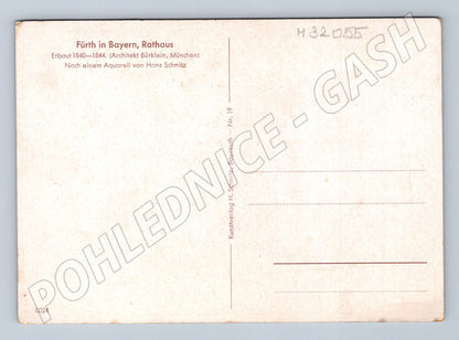 Pohlednice Německo Fürth Rathaus (M32055)
